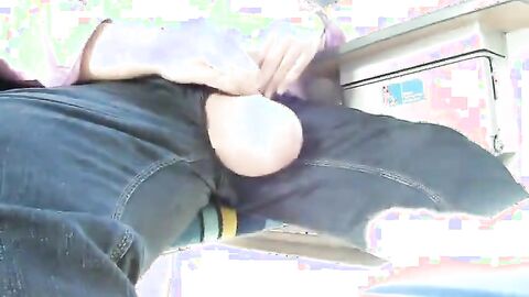 Big-Bellied Daddy Bear Plays with His Balls