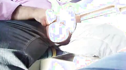Big-Bellied Daddy Bear Plays with His Balls