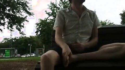 Big Cock Wank Outdoors