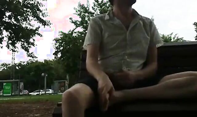 Big Cock Wank Outdoors
