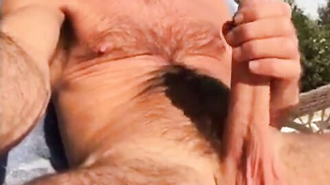 Daddy's Big Cock Outdoors