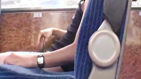 Twink Handjob in the Bus