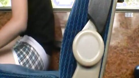 Twink Handjob in the Bus