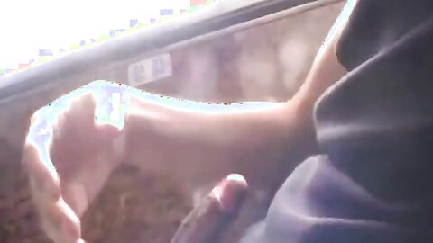 Twink Handjob in the Bus