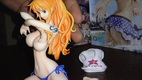 Nami Figure Bukkake on the Beach