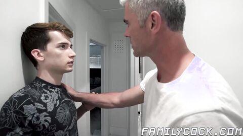 Twink Alex Meyer witnessed how my commanding cock erupts gooey cum