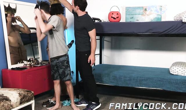 I treated my stepnephews Dante Drackis and Sammy Eros with an ass they can fuck