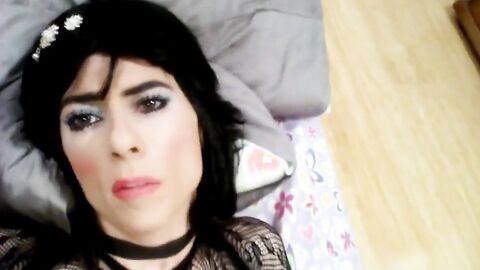 Big-Cock Crossdresser Selfie