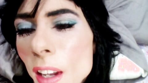 Big-Cock Crossdresser Selfie