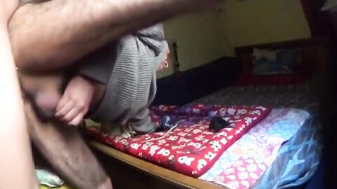 Bareback Breeding with Daddy