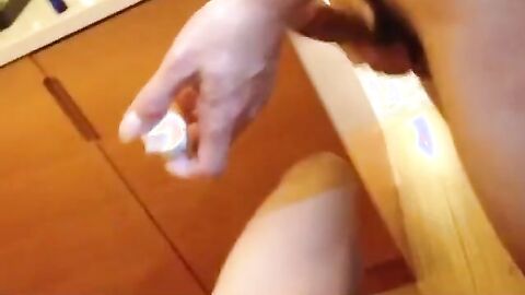 Older Asian Twink Barebacks Younger Boy