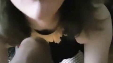Street Blowjob by Amateur Couple