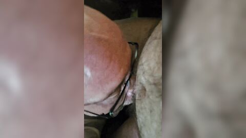 Andrew feeds straight from his cock