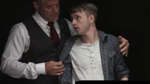 Noah White's cock throbbed as his master started to play with his sweet boy hole usin