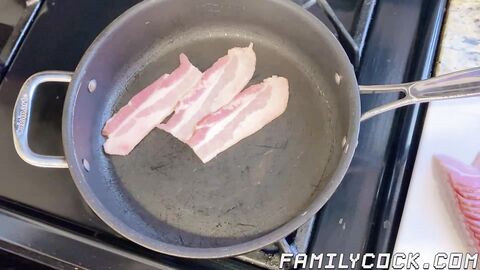 Blonde Johnny Ford burned my birthday bacon so I ate his fatty ass instead