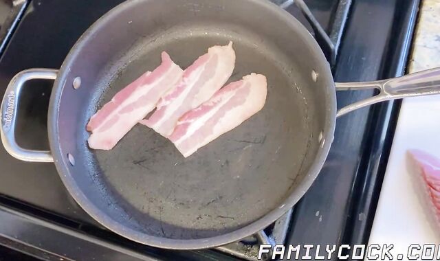 Blonde Johnny Ford burned my birthday bacon so I ate his fatty ass instead