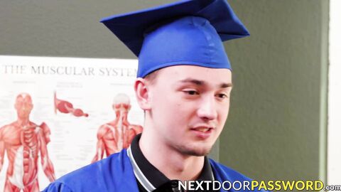 Dick hungry Masyn Thorne and Cameron Neutron shared the dick of Jonathan Tylor in a h