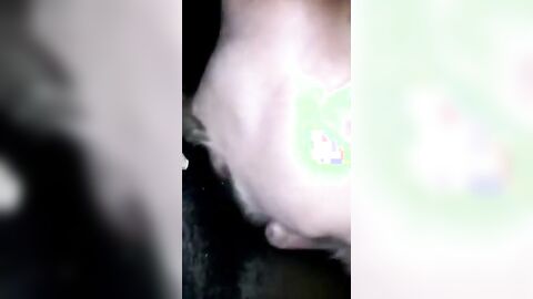 Amateur White Guy Sucks a Huge Black Cock