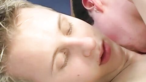 Blond twink Jacob Rex riding Zach Kuwalski throbbing cock