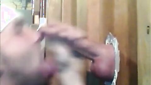 Amateur Glory Hole Blowjob with Big Cock Cumshots