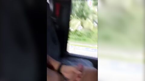 Twink JO on a Bus