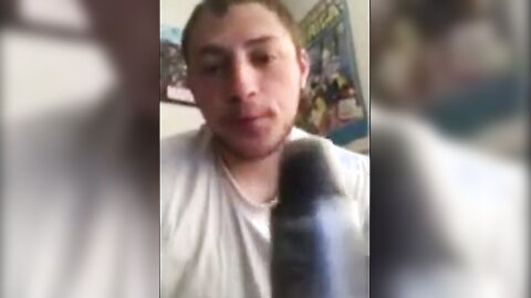 Skinny Amateur Hunk Sucks Cock