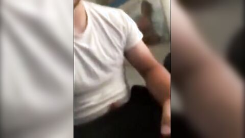 Skinny Amateur Hunk Sucks Cock