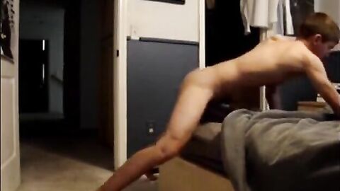 Twink Plays with His Favorite Fleshlight