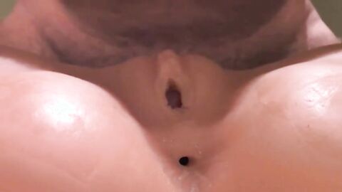 Sextoy Fun: Cumming with My Fake Pussy from Behind