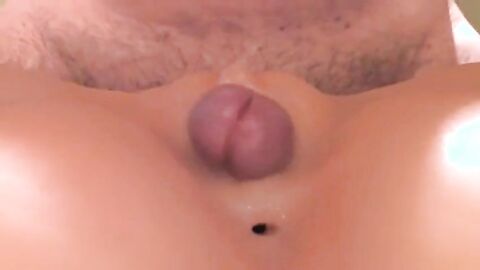 Sextoy Fun: Cumming with My Fake Pussy from Behind