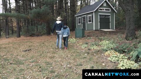 Bob Knight's cockhead barely penetrates Milo's welcoming but tiny and tight entrance