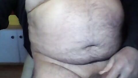 Italian Daddy Strokes His Big Cock