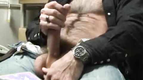 Bearded Daddy Strokes Solo