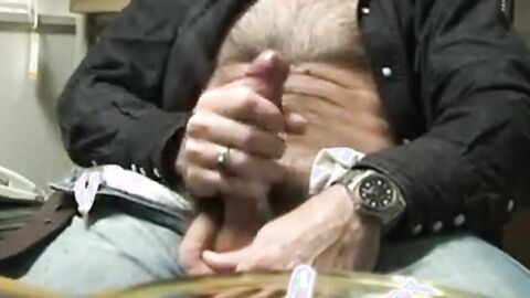 Bearded Daddy Strokes Solo