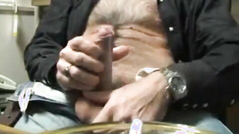 Bearded Daddy Strokes Solo
