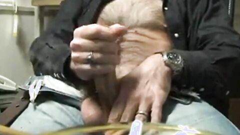 Bearded Daddy Strokes Solo
