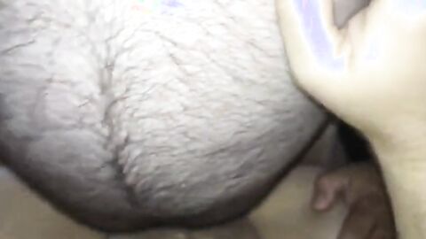 Fat Daddy Jerry's Bareback Adventure with His Chubby Sub