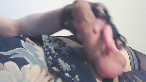 Slow Stroking my Cock till I Cum Hard