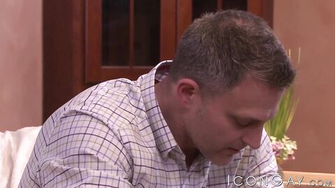 Closeted married dude Brendan Cage loved the priests hung dick