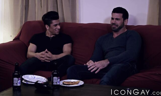 Mouth watering Armond Rizzo and Billy Santoro get wet and wild during anal sex