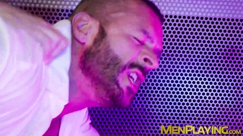 Tattooed Gustavo Cruz rides hard the hairy asshole of hottie Denis Vega