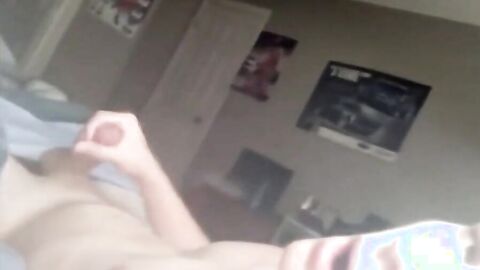 Smooth Twink Films Himself Masturbating