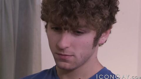 Curly haired Calvin Banks didnt stop fucking my ass until he experienced an orgasm