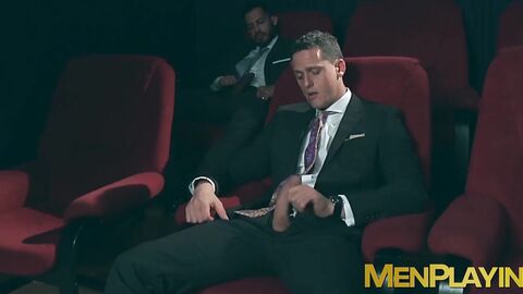 Horny Ivan Gregory sucks dick before getting drilled by suited Viktor Rom