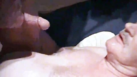 Old Daddies' Interracial Handjob Session