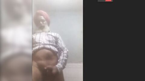 Grandpa Strokes on Webcam