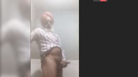 Grandpa Strokes on Webcam