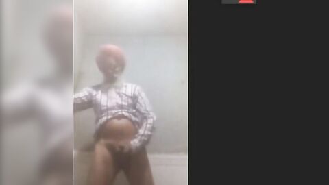 Grandpa Strokes on Webcam
