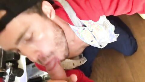 My Buddy Loves Sucking Me Off - Amateur Blowjob