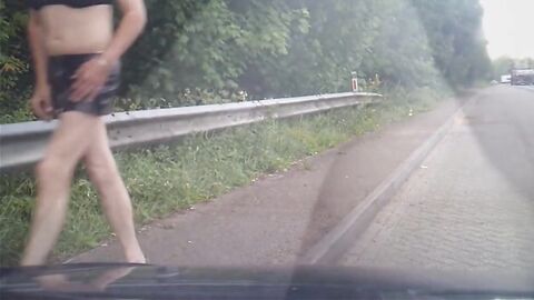 Outdoor Crossdresser Fun
